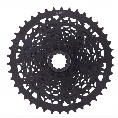 CASSETTE MICROSHIFT 9P 11-42 NEGRO ADVENT H093 ACERO